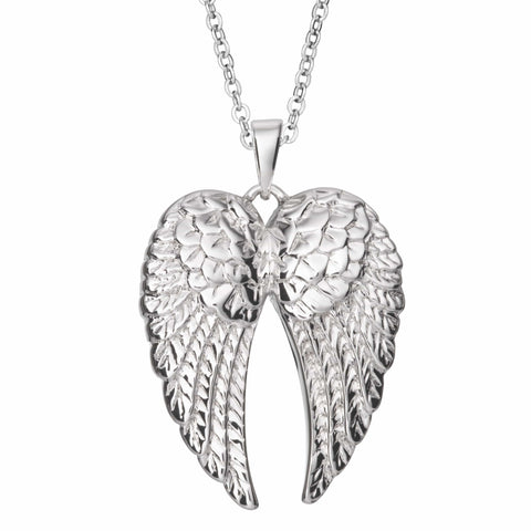 Self-fill Angel Wings Cremation Ashes Pendant - Cherished Urns