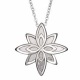 Self-fill Star Flower Cremation Ashes Pendant - Cherished Urns