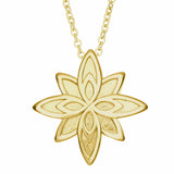 Self-fill Star Flower Cremation Ashes Pendant - Cherished Urns