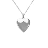 Mum Heart Shaped Sterling Silver Cremation Ashes Locket - Cherished Urns